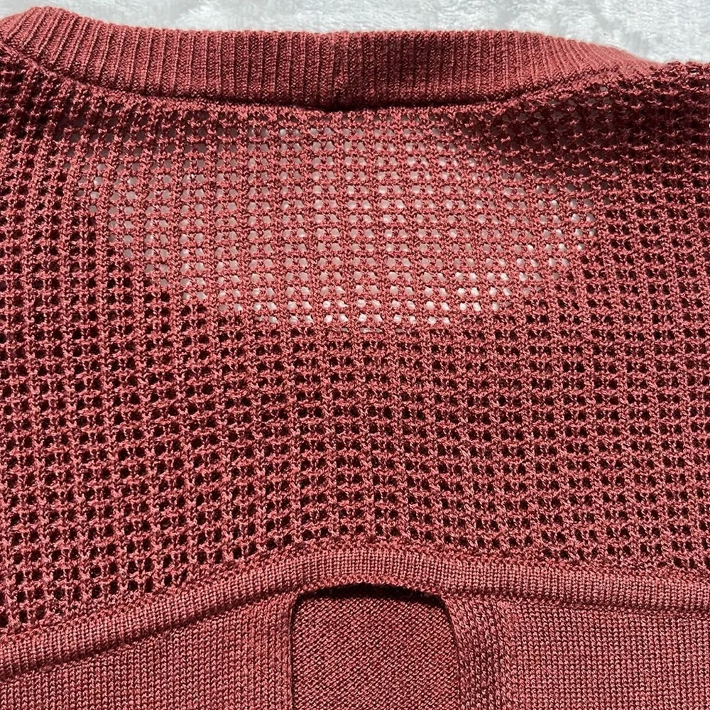 Lululemon Back to Balance Long Sleeve Sweater Rustic Clay Size XS Excellent - Picture 11 of 15